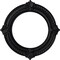 Ekena Millwork Benson Ceiling Medallion (Fits Canopies up to 8"), Hand-Painted Steel Gray, 13 1/8"OD x 8"ID x 5/8"P CM13BNSGS - alternate 1